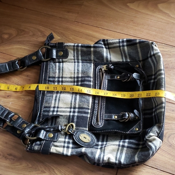Fossil plaid shoulder bag - Picture 5 of 8